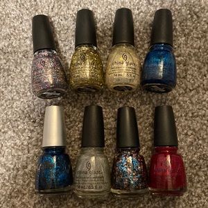 China Glaze Glitter Nail Polish Bundle